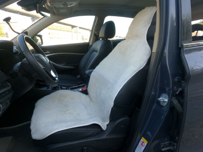 Накидка на сиденье, шерсть передняя (белый) купить в Тюмени