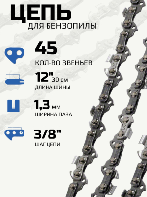 Цепь для электропилы 12 дюймов