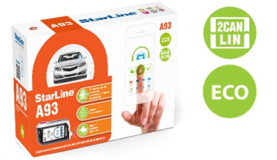 Автосигнализация StarLine A93 2CAN+2LIN ECO V2 купить в Тюмени