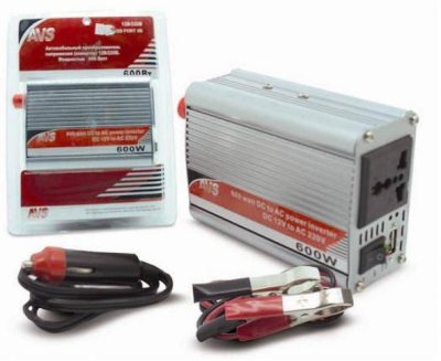 Автомобильный инвертор 12/220V IN-600W купить в Тюмени