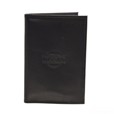 Бумажник водителя БВЛ5Л К BLACK нат.кож. NISSAN купить в Тюмени