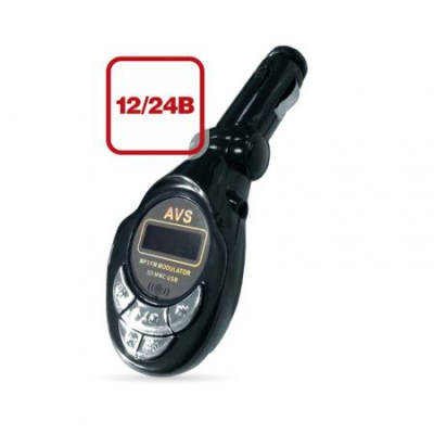 MP3 плеер + FM трансмиттер с дисплеем и пультом AVS F-472 в Тюмени